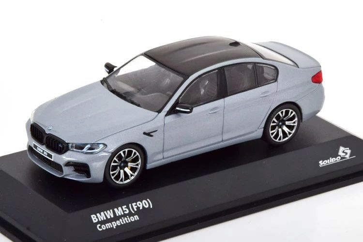 ソリド 1|43 BMW M5 F90 ライトグレーメタリック|ブラック Solido lightgrey-metallic black S4312704
