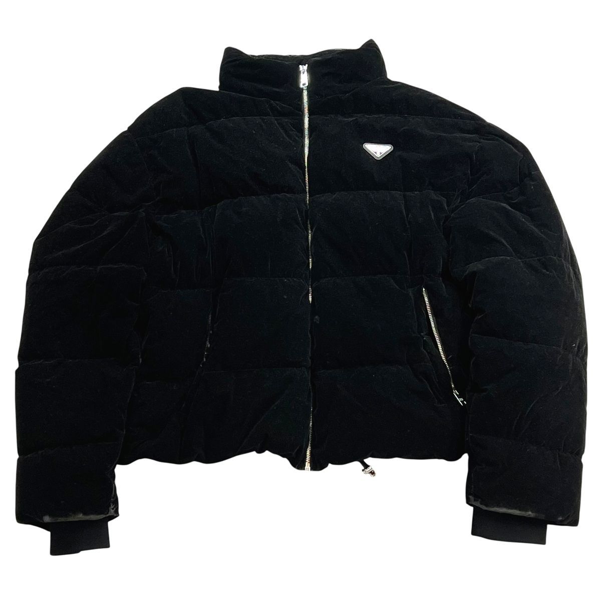 中古】 PRADA プラダ クロップド ダウンジャケット SGC407 ショート丈