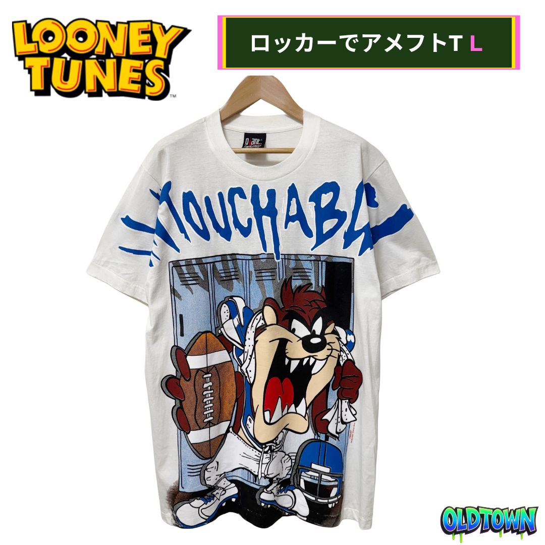 タズマニアン・デビル Tシャツ Lサイズ ホワイト giant