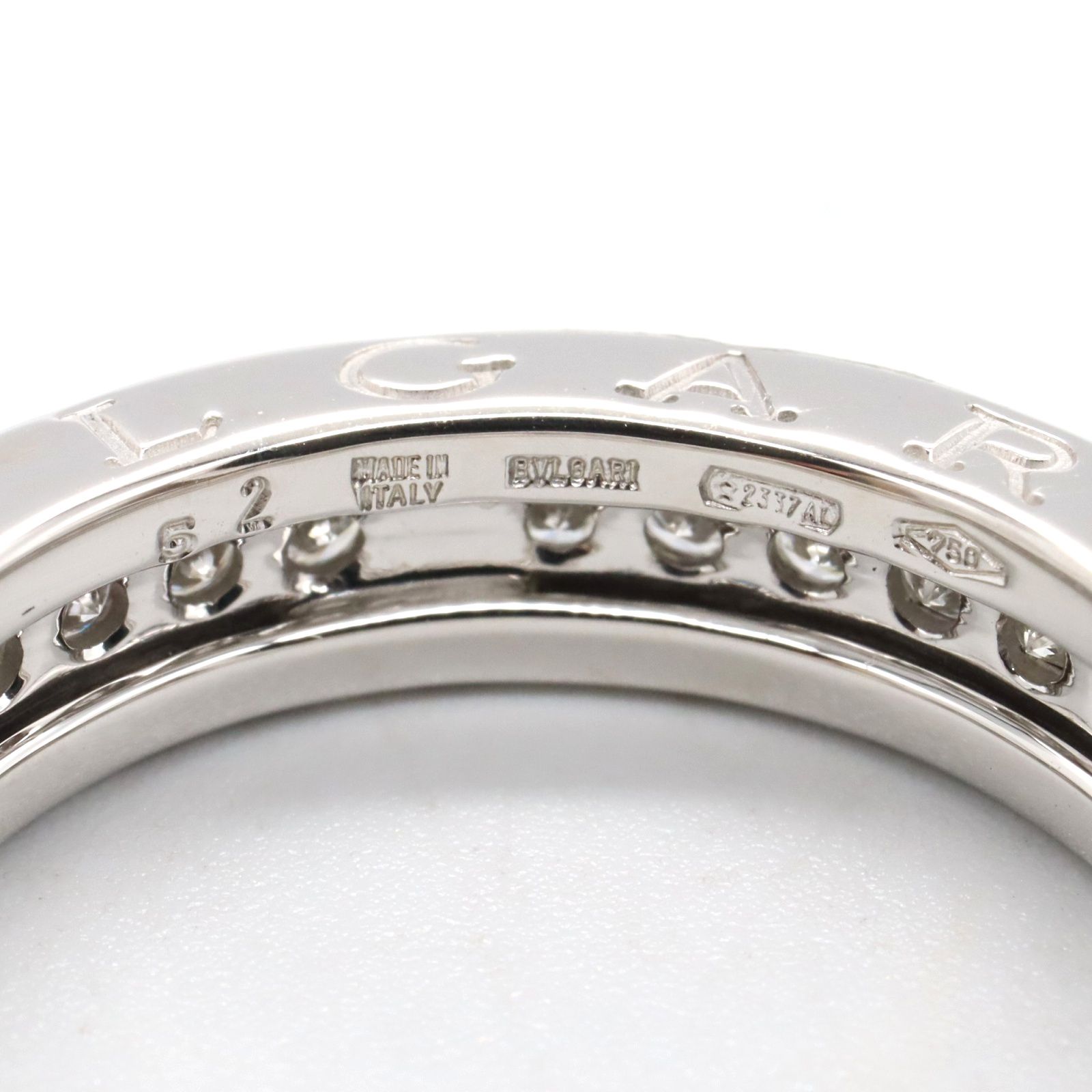 BVLGARI リング BVLGARI ブルガリ B-ZERO1 Sサイズ #45 5号 レディース K18