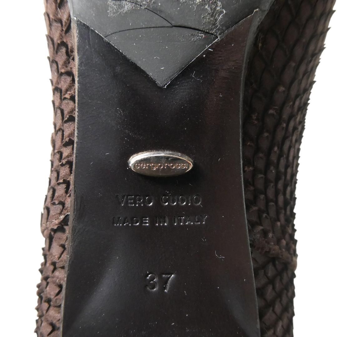 Sergio Rossi セルジオロッシ サイズ37 約24㎝ ロングブーツ