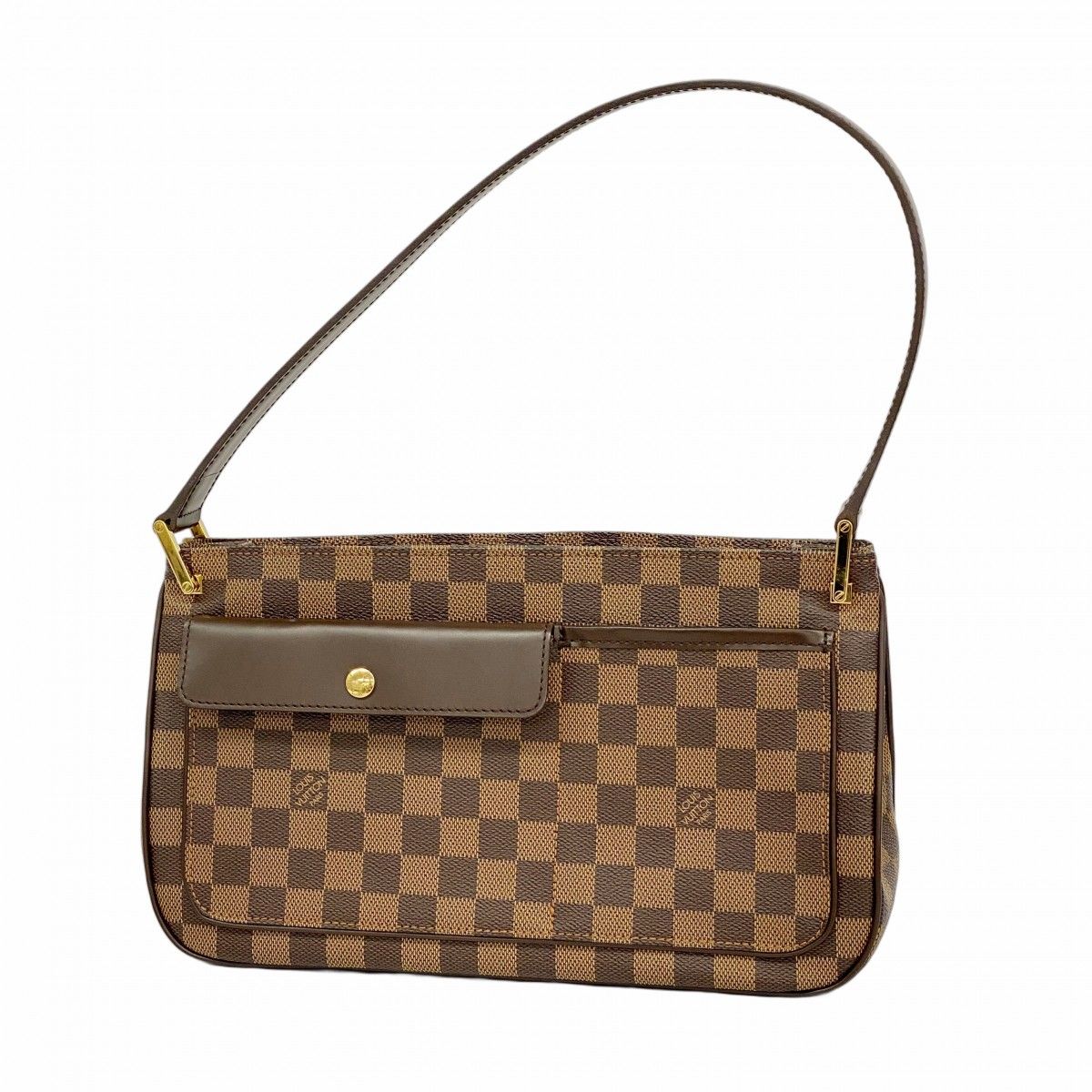5md4139 ルイヴィトン ショルダーバッグ ダミエ オーバーニュ N51129 エベヌ レディース