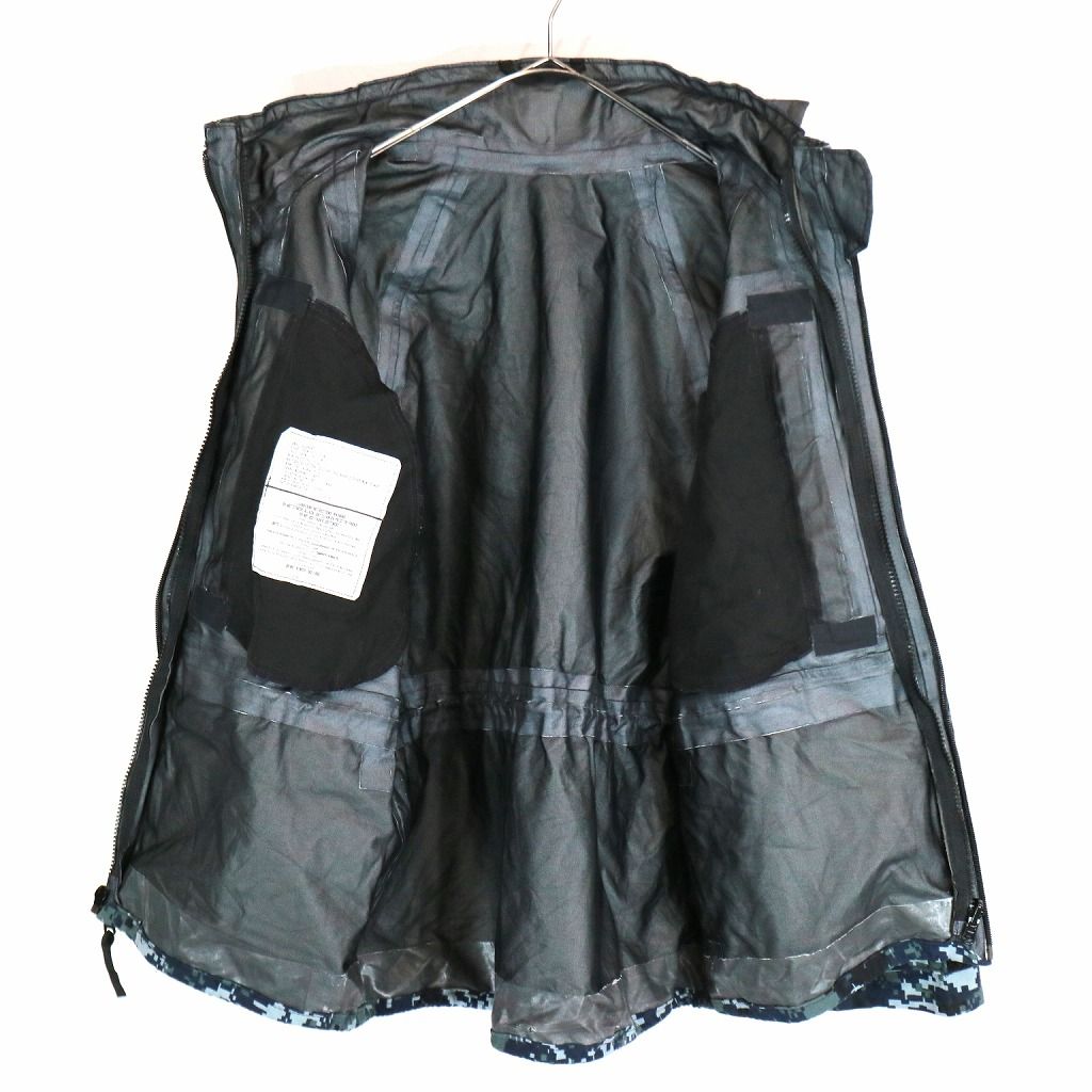 00年代 米軍実物 U.S.NAVY NWU TYPE1 パーカー GORE-TEX ネイビー 