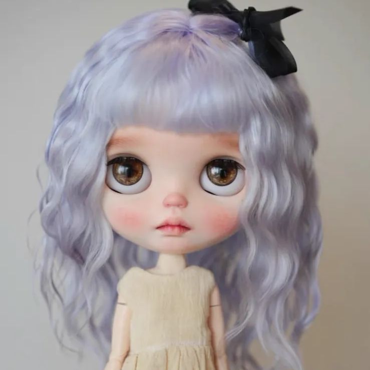 ブライス ウィッグ モヘアウィッグ 海外作家 ラベンダー ミディアム