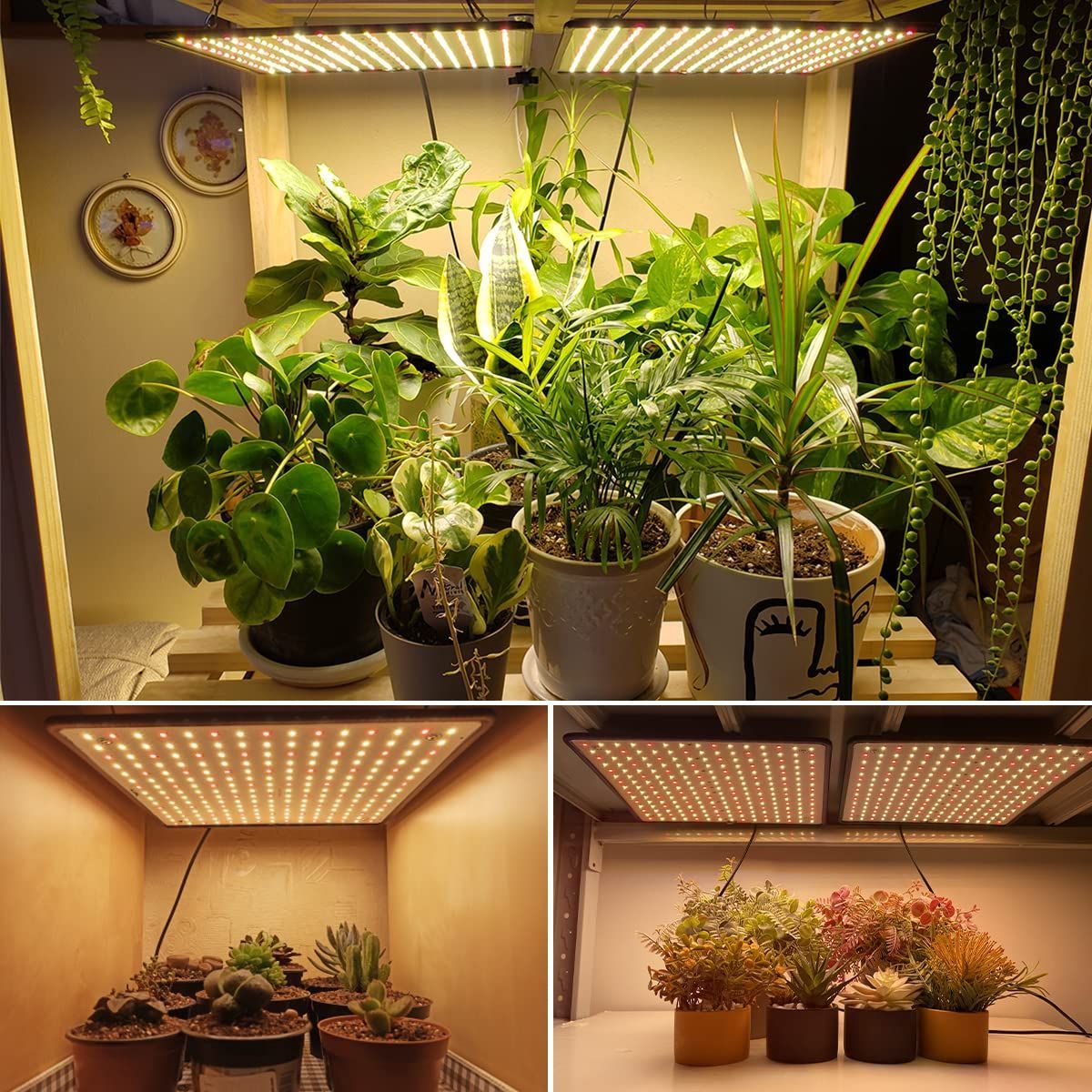 GREENSINDOOR 植物育成ライト LED 植物ライト 400W相当 暖色系 観葉 