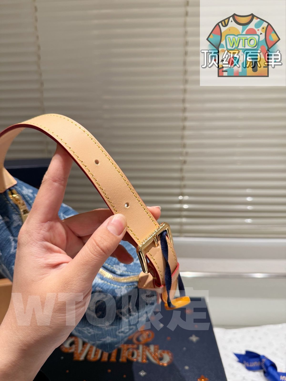 今日 LV Denim Underarm Bag エルヴィー デニム アンダーアーム バッグ サイズ 17×11cm -WTO輸入