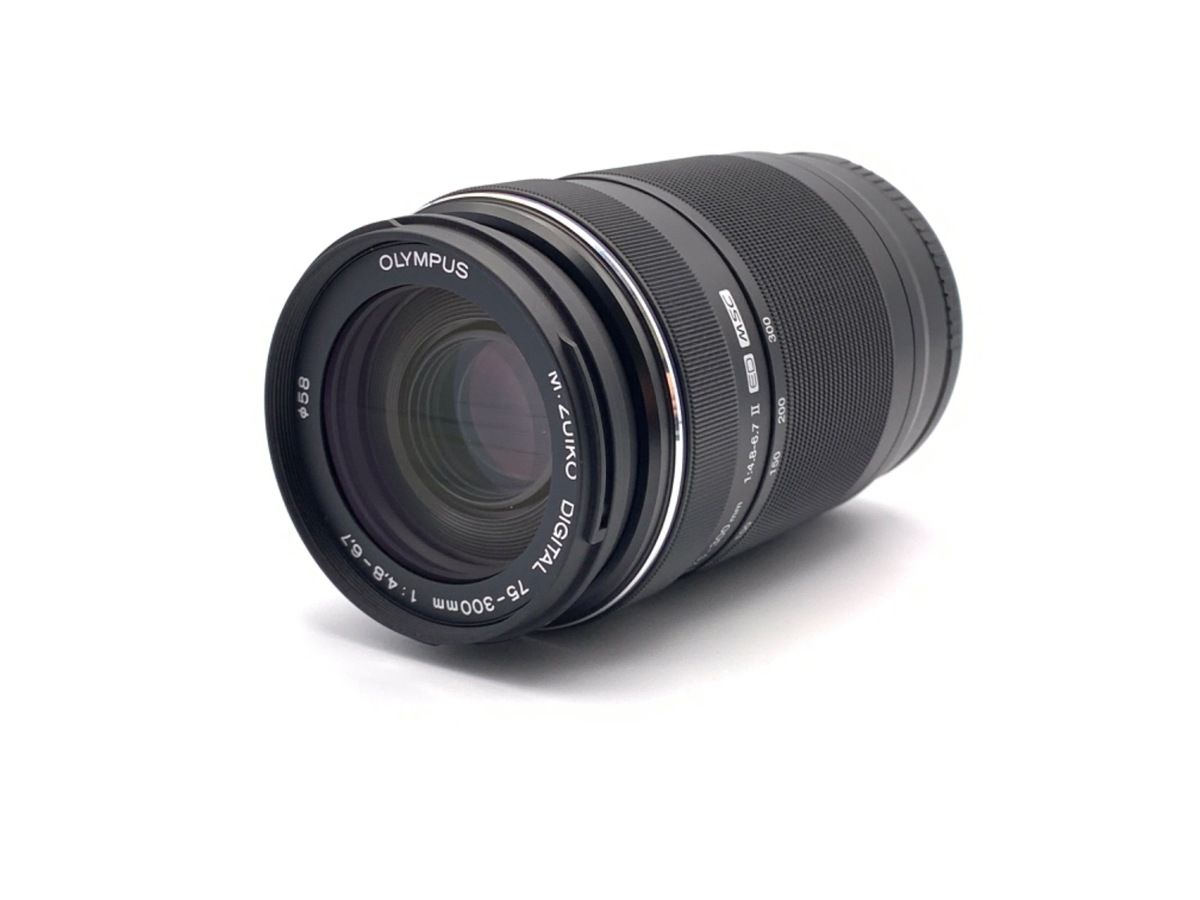 【❄超望遠】オリンパス ED 75-300mm F4.8-6.7 II ブラック ☆M.ZUIKO DIGITAL ED75-300mm☆F4.8-6.7Ⅱ☆ OLYMPUS M ED75-300F4.