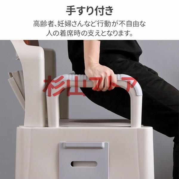 ポータブルトイレ 簡易トイレ 介護 高齢者 妊婦さん 子供 トイレ 夜 リハビリ 手すり 持ち運び 非常用 災害時 背もたれ 椅子 高さ調整