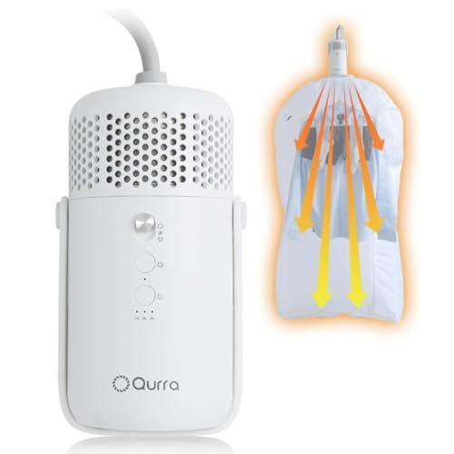 最短40分で乾くQurra 衣類乾燥機 ぽけどらい トラベル 乾燥機 超小型 ポータブル衣類乾燥機 携帯型 コンパクト 室内干し 急速乾燥 オフタイマー ドライヤー 工事不要 生乾き防止 ホテル 旅行 出張 一人暮らし 3R-HCD03WT