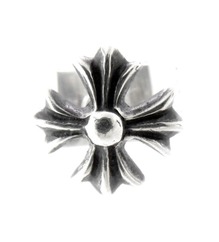 クロムハーツ CHROME HEARTS No2 CH PLS chプラス スタッド シルバー ピアス w24645