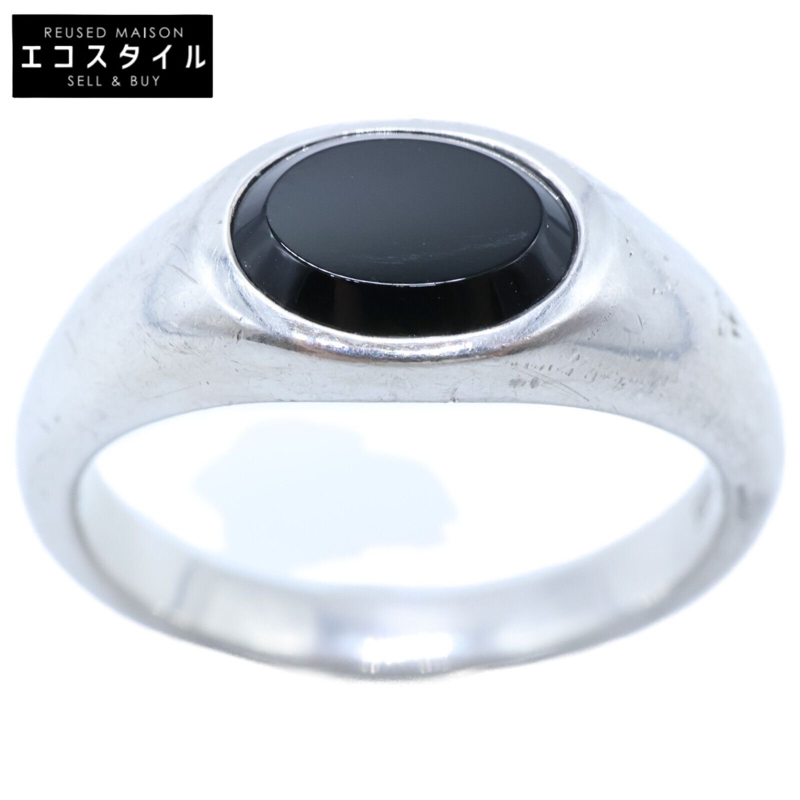 TOMWOOD トムウッド SV925 ジョー ポリッシュ オニキス Joe Ring Blue Hawk Eye 17号