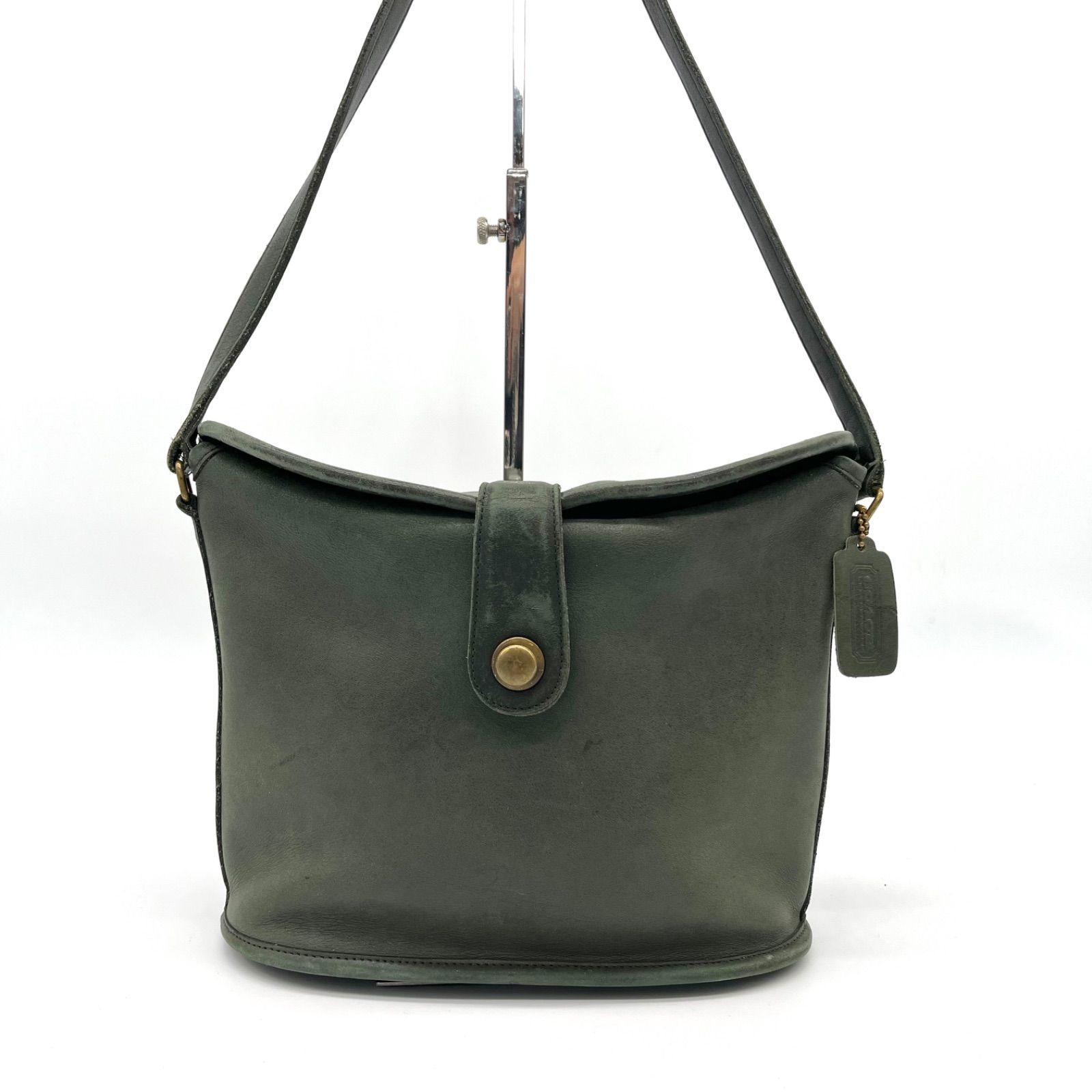 希少色○ COACH オールドコーチ USA製 7093 ゴールド金具 ショルダー 