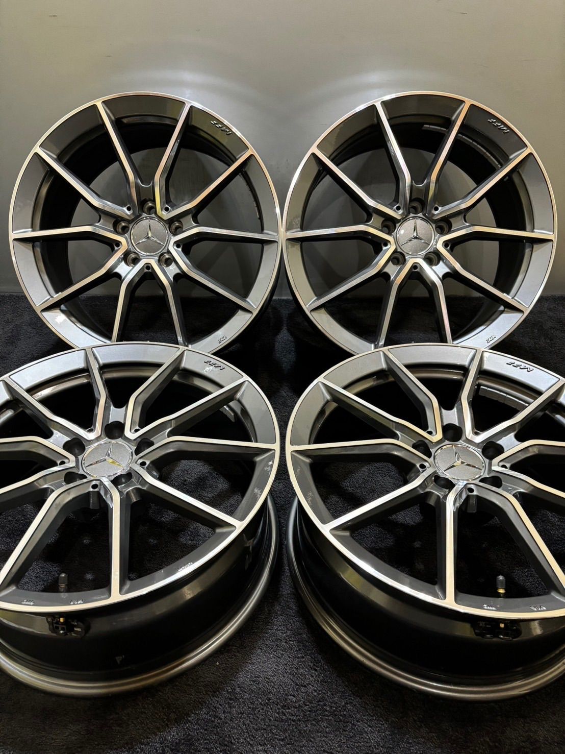 ☆MAK MFF FLOW FORGED 19インチ 8J/9J +20/+50 112 5H アルミ