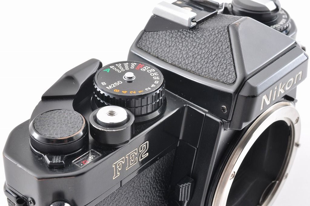 本物保証，HOT Nikon FE2 ブラック 一眼レフ フィルムカメラ ボディ ニコン