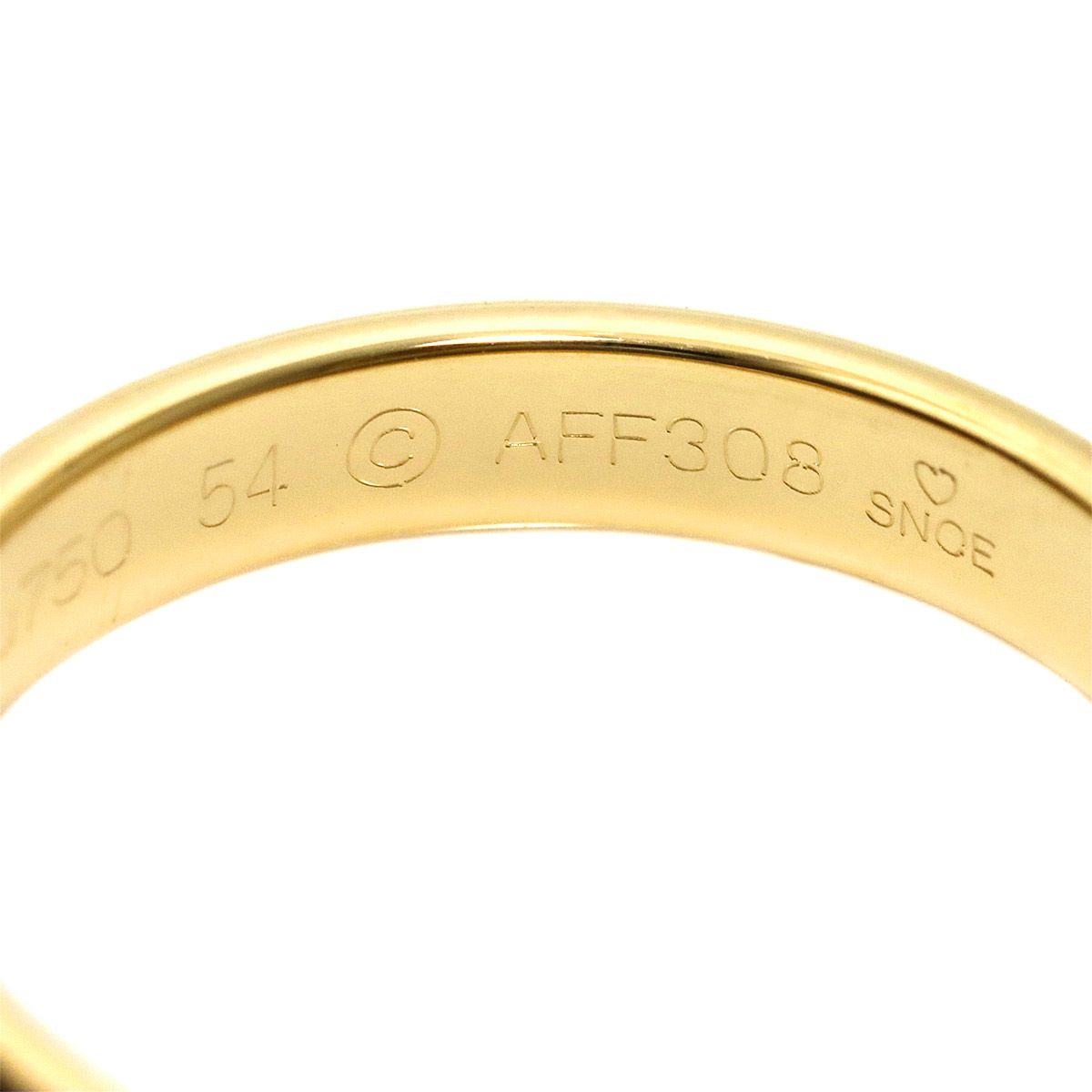 Cartier 1895ウェディングリング ゴールド証明書付き