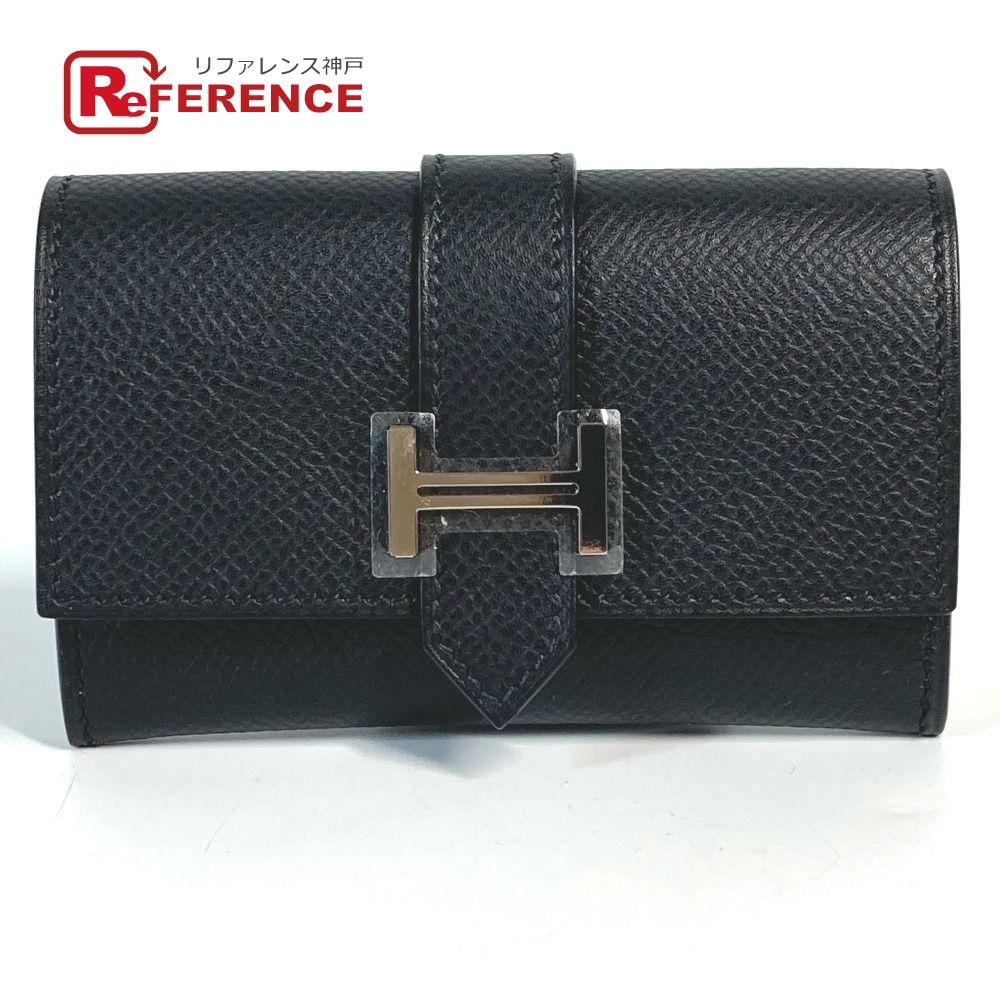 HERMES エルメス コインケース ベアンミニ ベアン ミニ エプソン ブラック