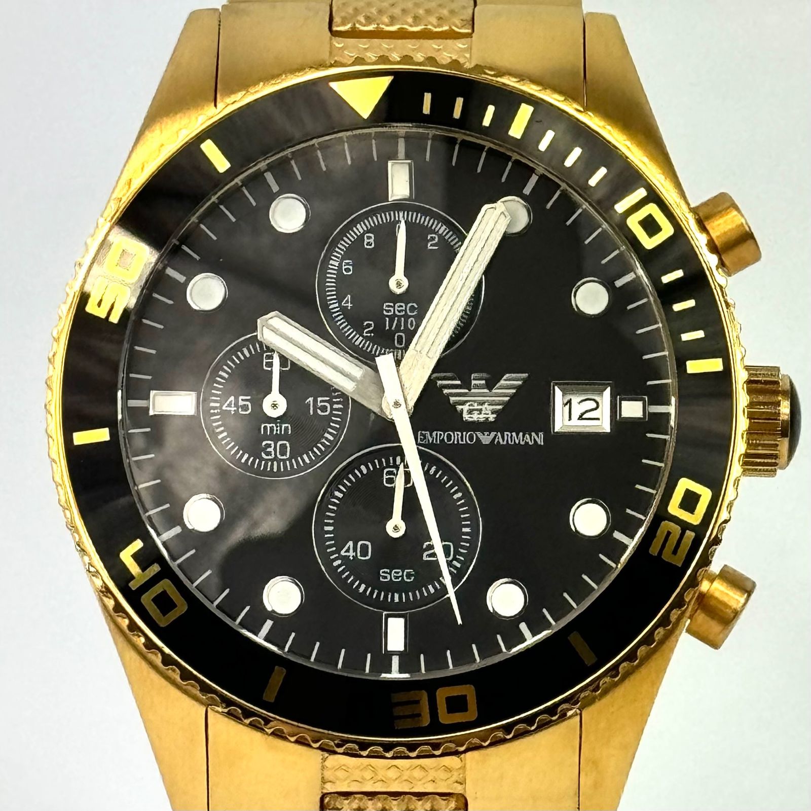 エンポリオアルマーニ EMPORIO ARMANI AR-5857 クォーツ クロノ