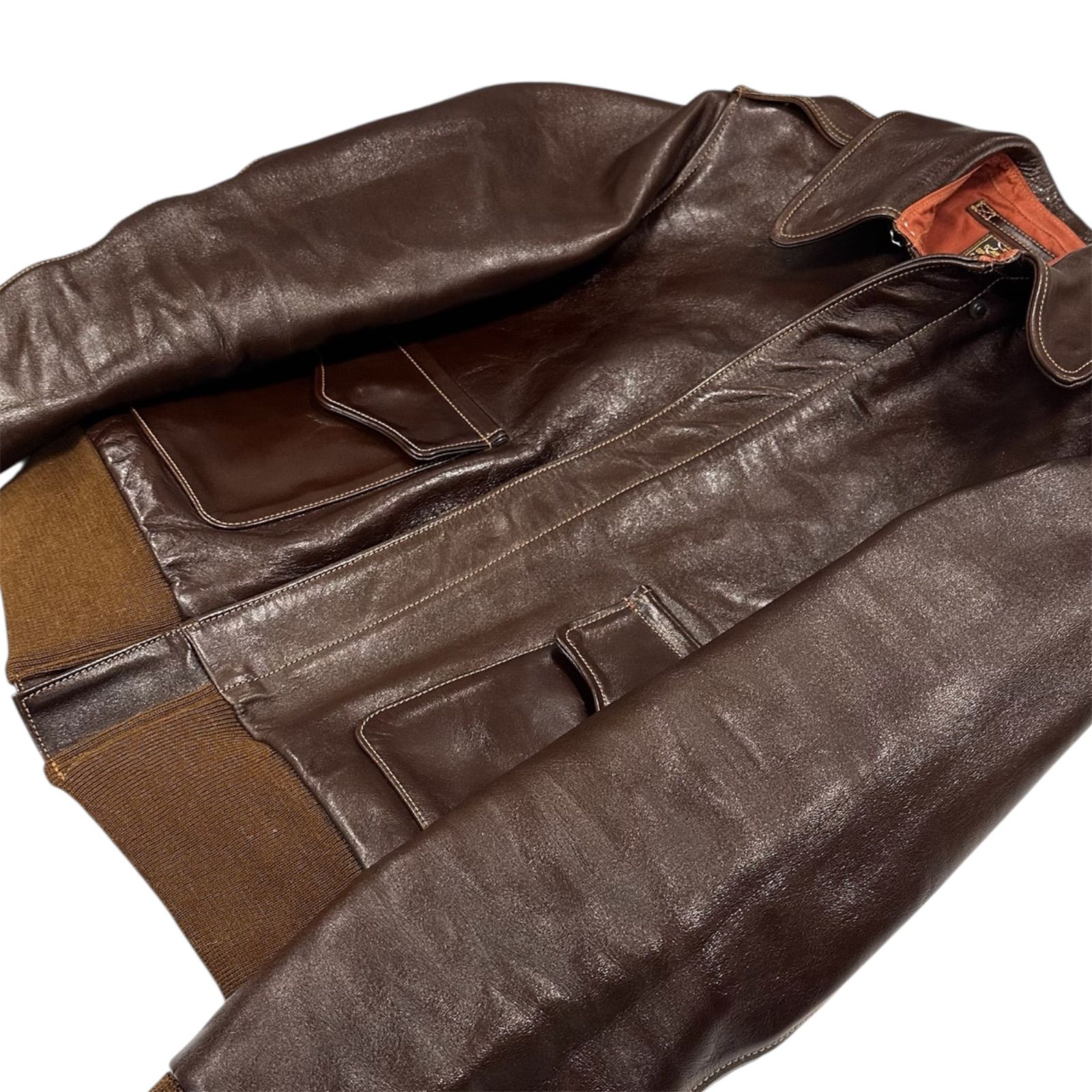 バズリクソンズUS Air Forceフライトジャケットブラウン