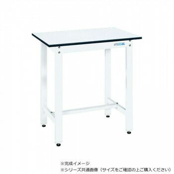 サカエ 軽量作業台KDタイプ 抗菌加工 パールホワイト 900×600×900mm KD-38LW