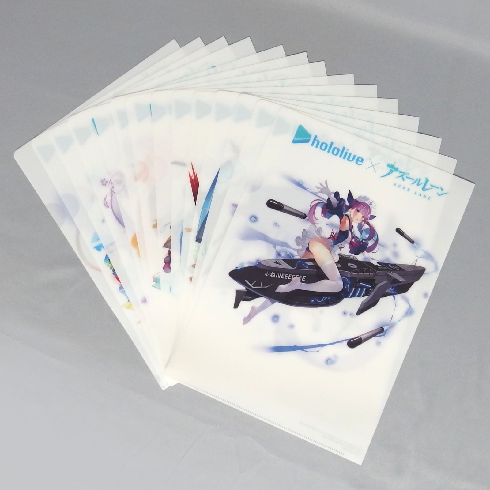 良品★hololive×アズールレーン A4 クリアファイル 14枚セット コミックマーケット97 冬コミ ホロライブ★