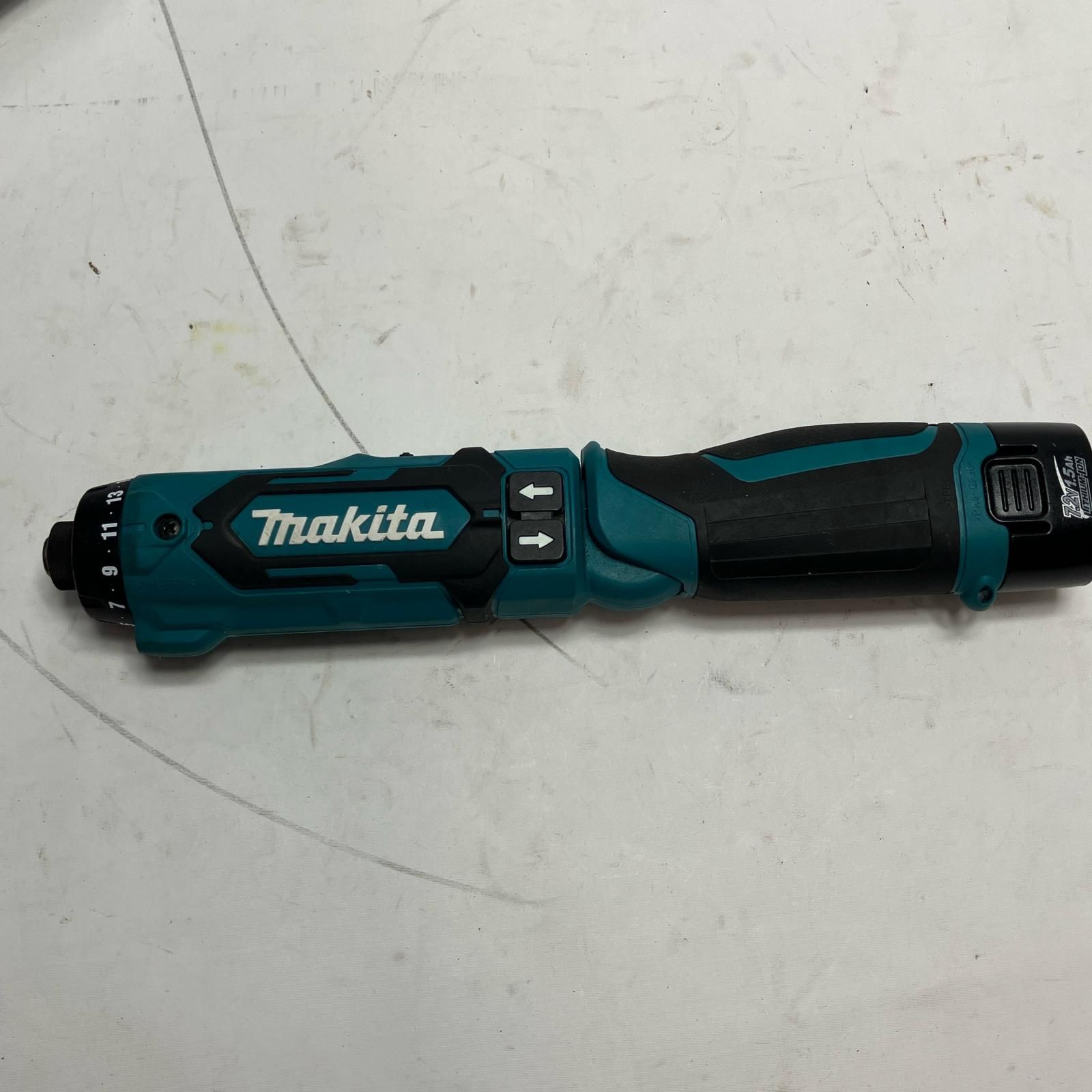 MAKITA マキタ 工具 ペンドライバドリル DF012DSHX 充電器 充電池2個 ケース付 7.2v