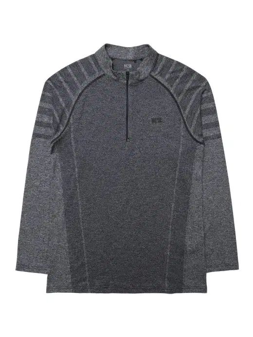 新製品/ K2 メンズ ハーフジップ 長袖Tシャツ/春秋用/ダーク グレー/ 95 ／ 110