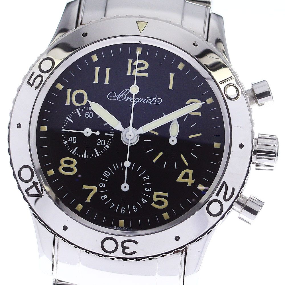 Breguet ブレゲ　メンズ　腕時計　3800 アエロナバル　自動巻　黒