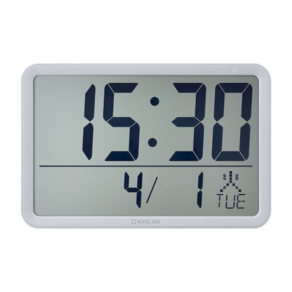 7営業日以内発送 キングジム KIMG JIM DTC-002-LG ザラージリモコン付ダブルタイマークロック DTC002LG 沖縄離島販売不可