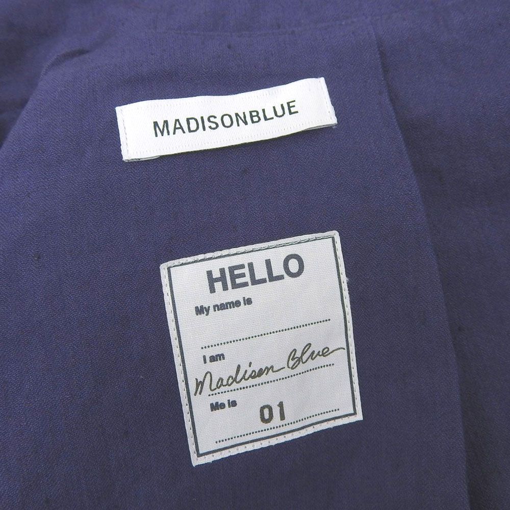 美品▲MADISON BLUE マディソンブルー/リネンコート ▲サイズ01 MADISONBLUE オンラインストア / マディソンブルー公式通販