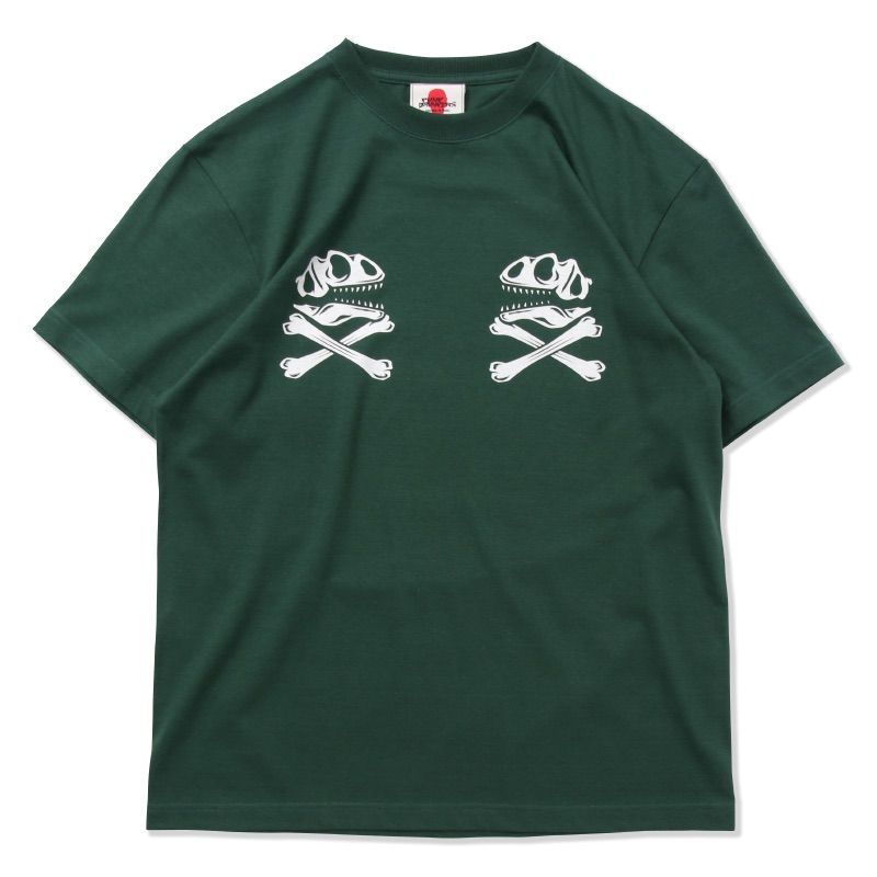 PUNK DRUNKERS パンクドランカーズ ジュラ紀TEE GREEN グリーン L