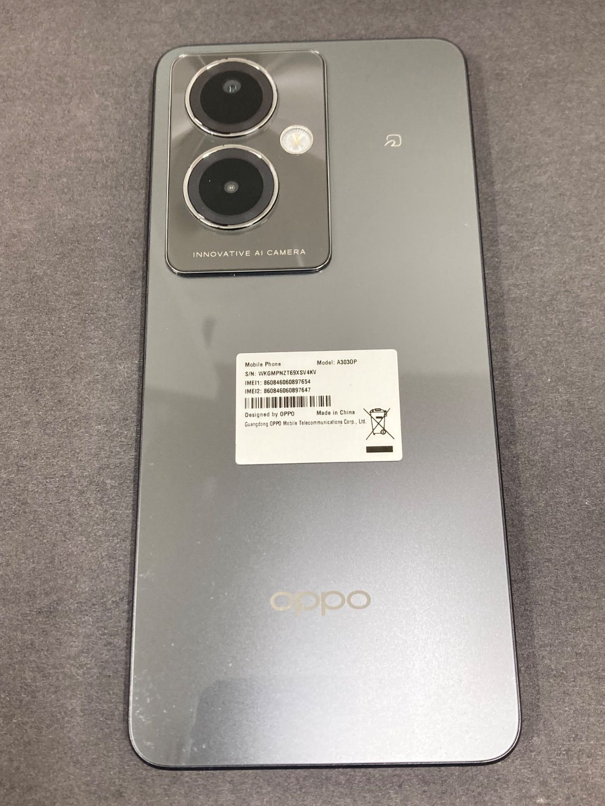スマートフォン・携帯電話 OPPO A79 5G SIMフリー 本体のみ