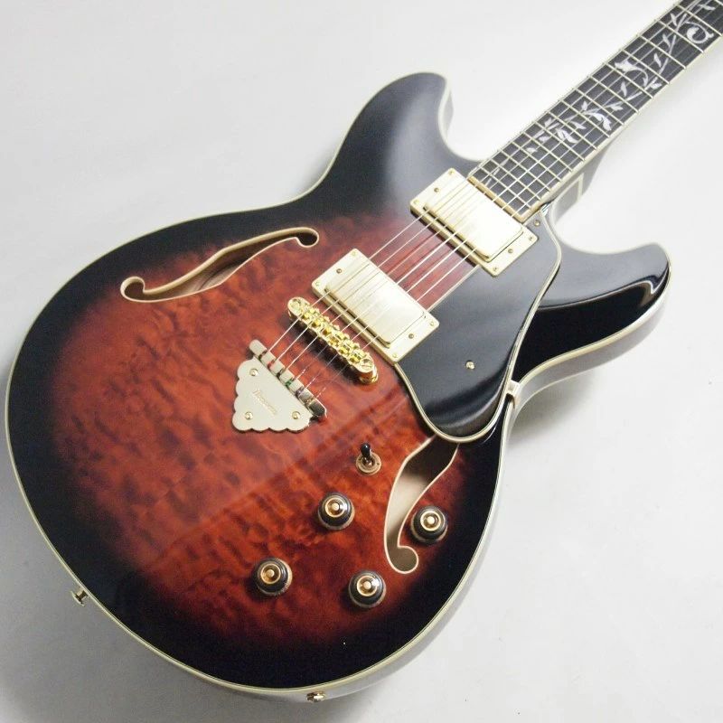 美品　Ibanez AS53 アイバニーズ Ibanez AS53 Sunburst Red Flat セミアコギター 島村楽器