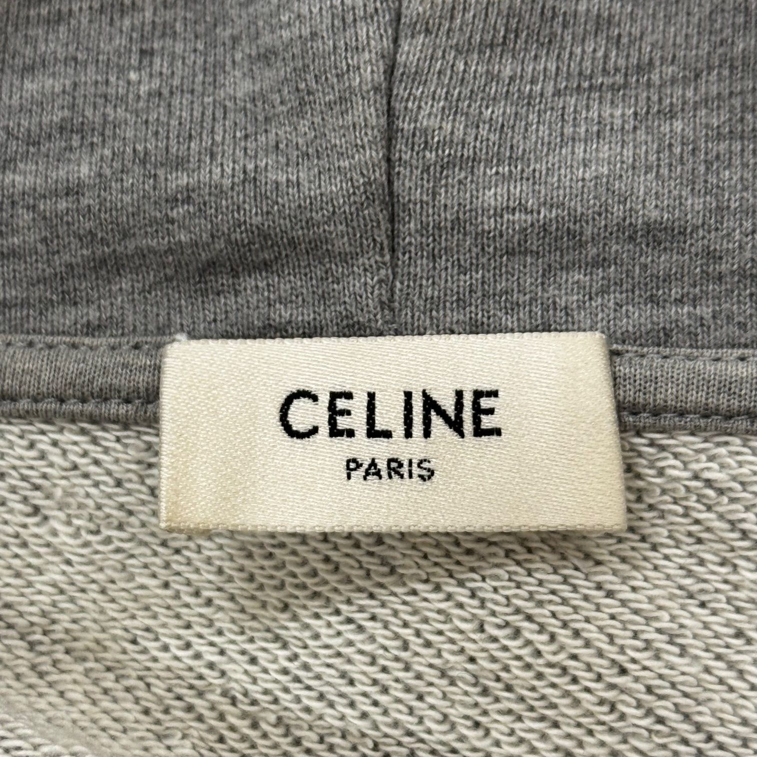 国内正規 CELINE ロゴ スタッズ スウェット パーカー フーディ 