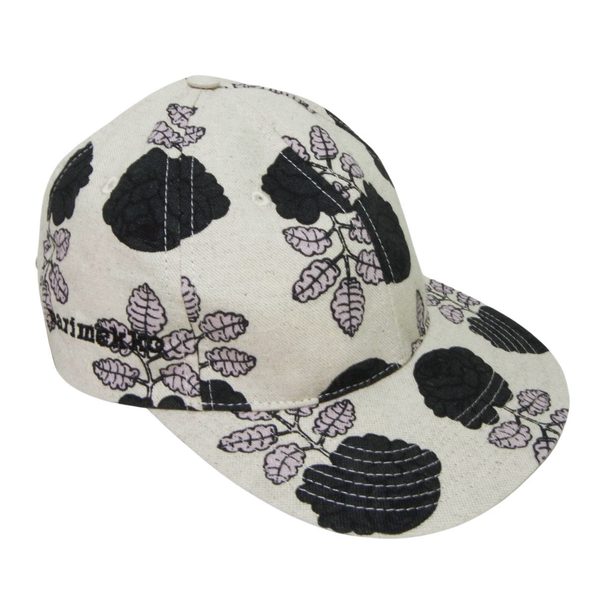 マリメッコ MARIMEKKO Marimekko キャップ 帽子 ハット ◆ ◆ Kohde Vihkiruusu ヴィヒキルース ウェディングローズ バラ MA-759