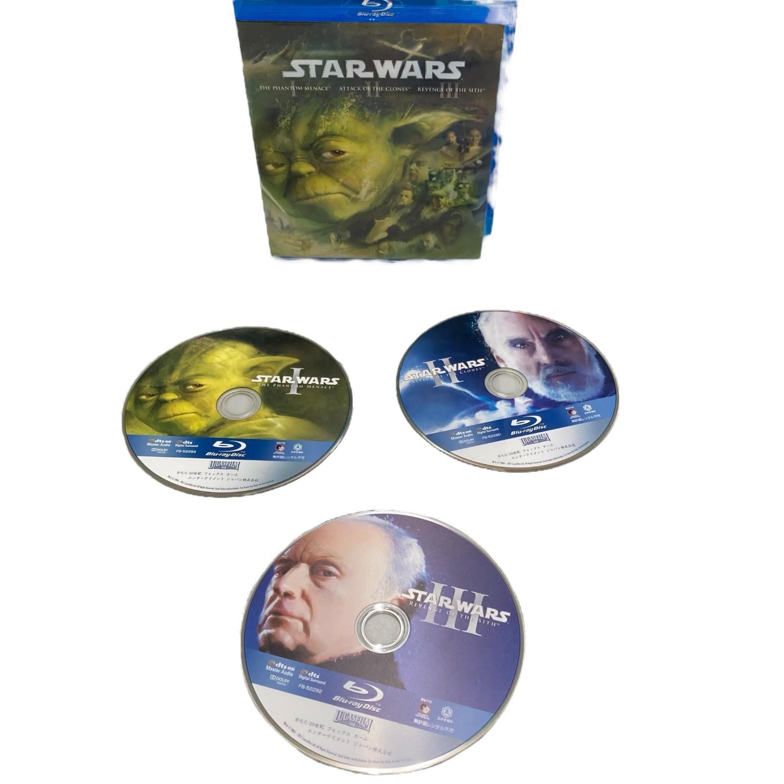 186002 スターウォーズ STAR WARS Blu-ray 4点まとめ売り [1000025365244]