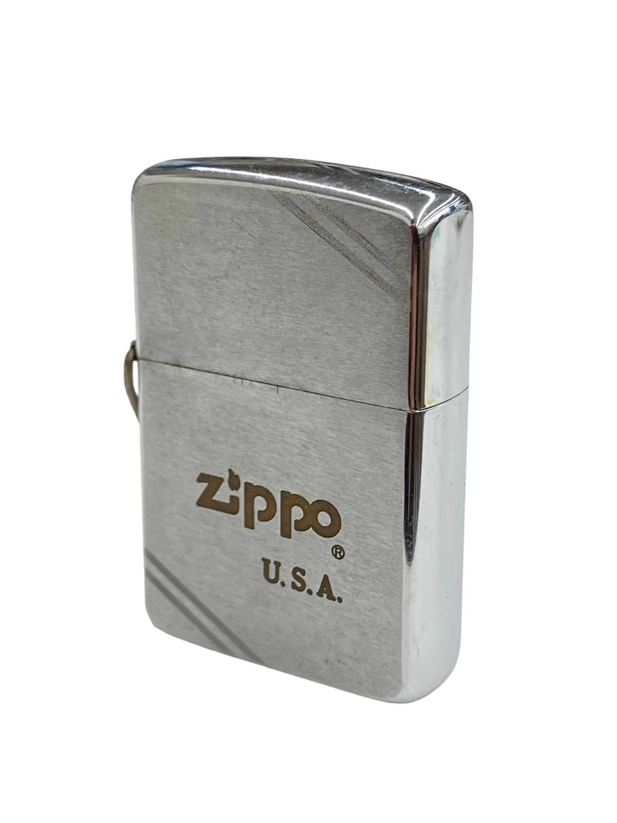 170590 ZIPPO ジッポー ダイアゴナルライン 1986年製 動作未