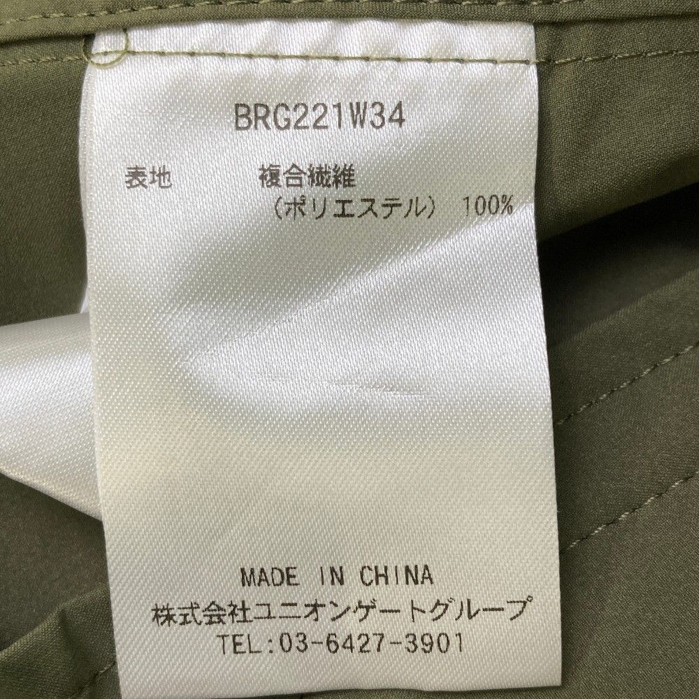サイズ：M BRIEFING GOLF ブリーフィング ジップ ベスト カーキ系