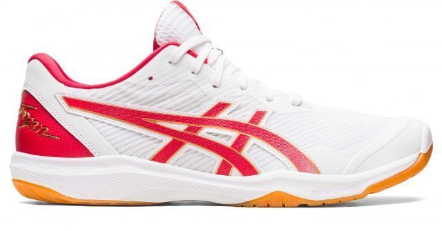 ASICS バレーボールシューズ 24.5 ホワイト/レッド ASICS バレーボール
