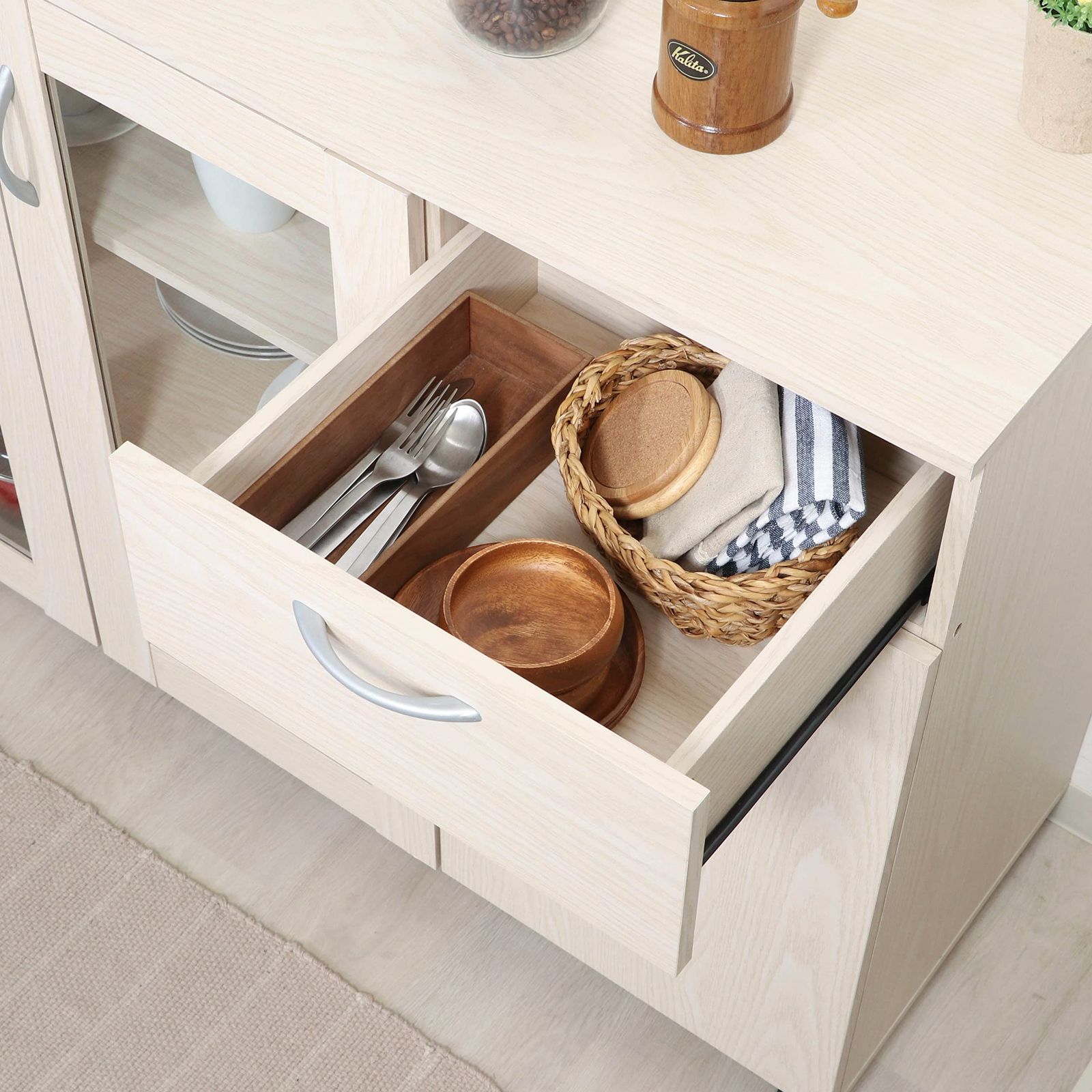 オーク 幅115.2×奥行39.8×高さ84㎝