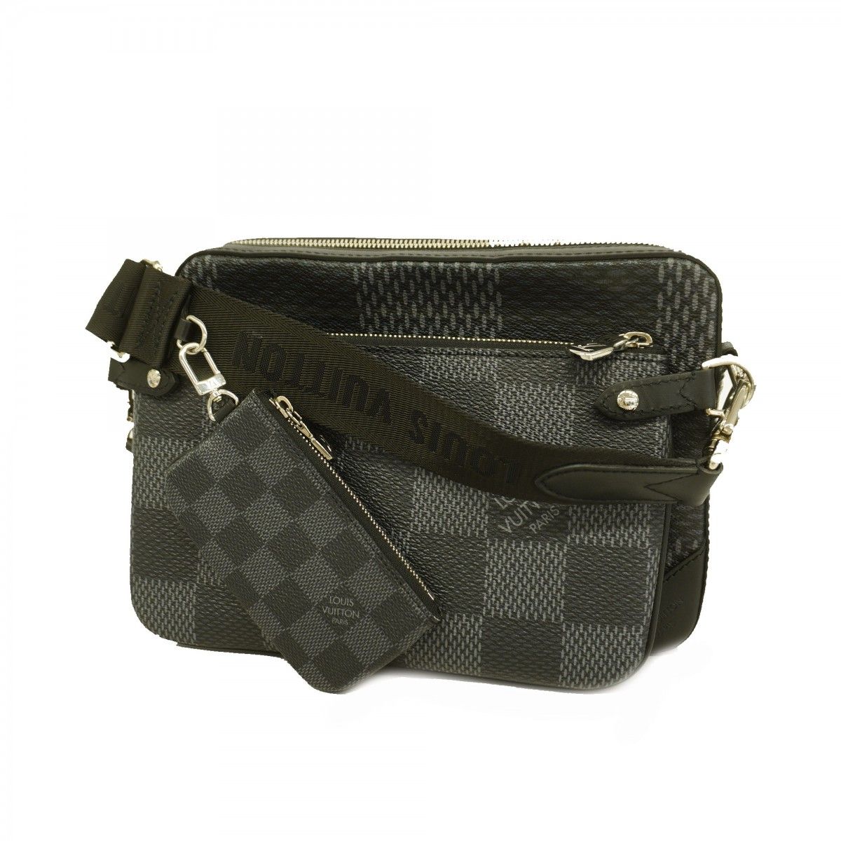 ルイヴィトン ダミエグラフィット ショルダーバッグ ルイヴィトン LOUIS VUITTON ダミエ グラフィット トリオ