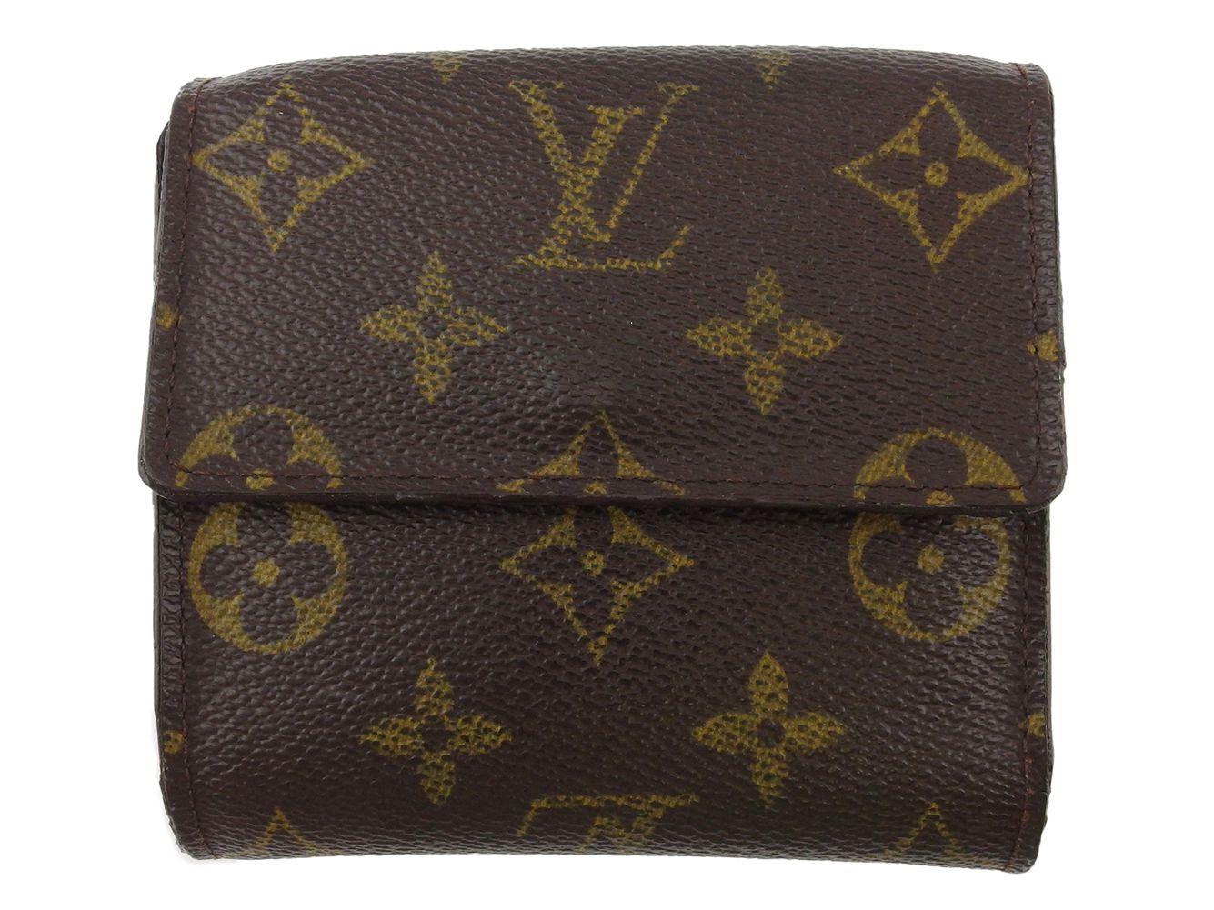 公式オンラインショップ！ ルイ ヴィトン LOUIS VUITTON 二つ折り財布 モノグラム ポルトモネビエカルトクレディ ブラウン ベージュ ゴールド レディース