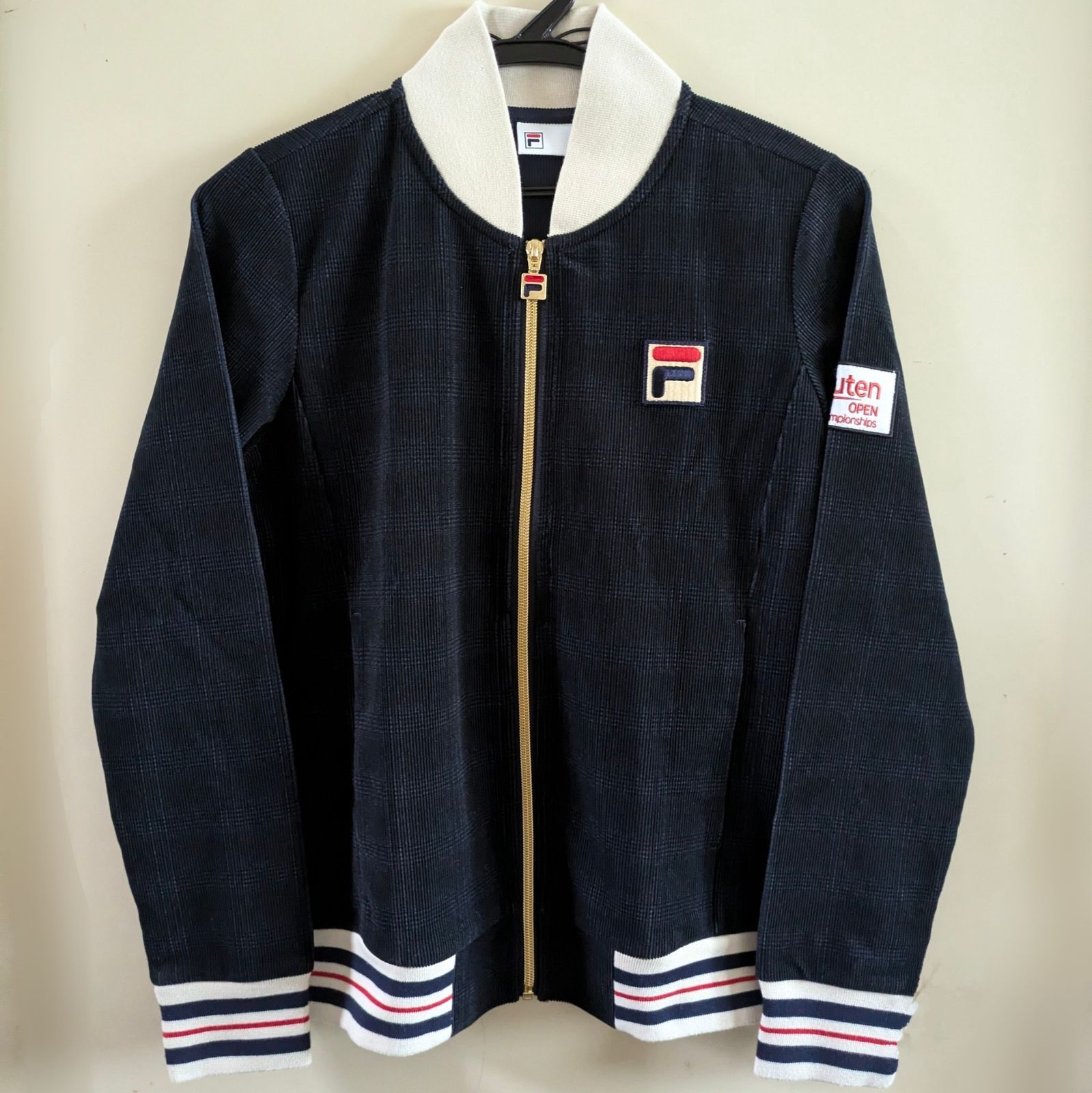 FILA フィラ テニス ウェア ジャケット Мサイズ 中古美品 紺 - メルカリ