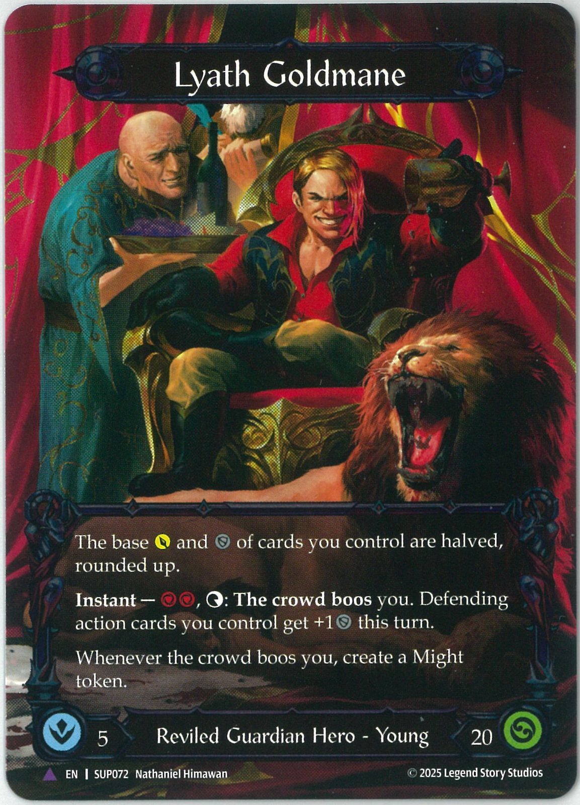 Cold Foil/Flesh and Blood/英語版/ライアス・ゴールドメイン/Lyath