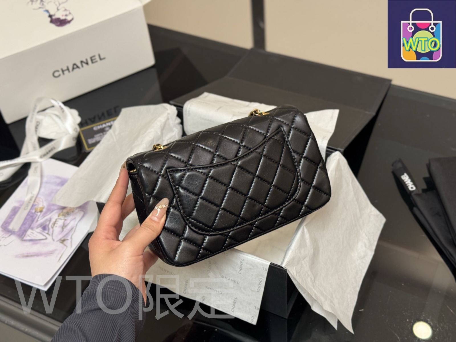 【2種の使い方♪】CHANEL スクエア バケットバッグ 2種の使い方♪】CHANEL スクエア バケットバッグ (CHANEL