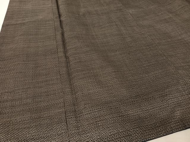 平和屋着物○男性 紬 髭紬・羽織セット 褐返色 正絹 逸品 CAAX1111vf