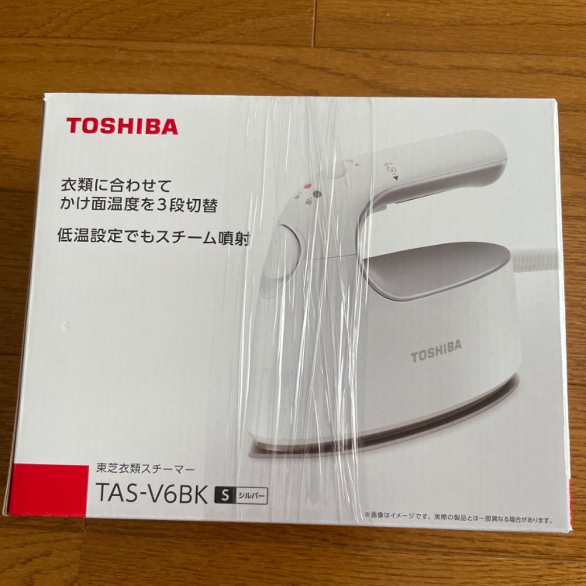 TOSHIBA 東芝衣類スチーマー TAS-V6BK - メルカリ