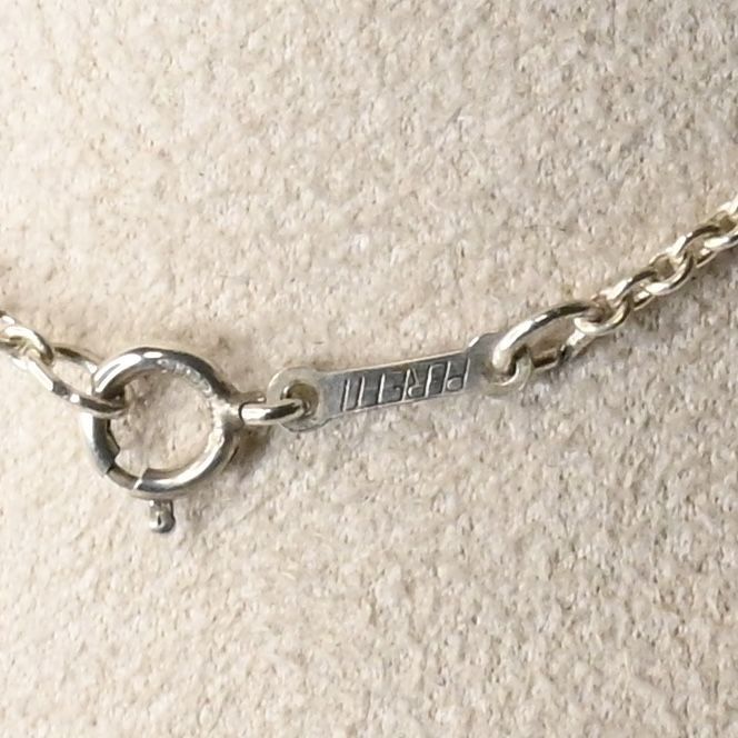 研磨済】Tiffany&Co. オープンハート ネックレス 41cmチェーン