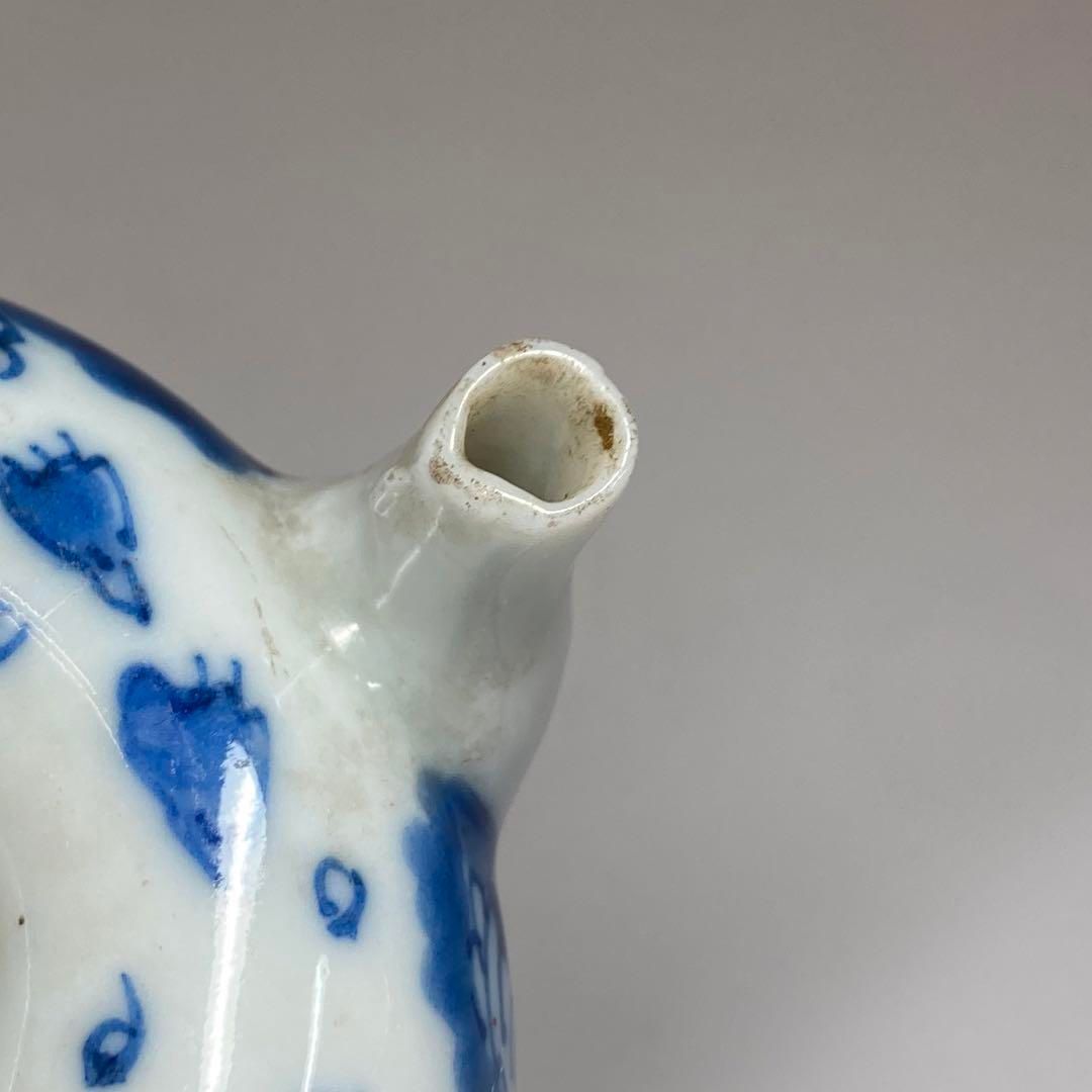 中国清時代 青花水滴 横幅約11㎝ 東Y5-1215☆2Fタニチ - メルカリ