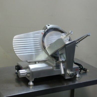 千葉工業所 ミート スライサー EN-250 W480D410H360mm 100V 90w 刃250mm 17.2kg 手動 ハム スライサー 半解凍肉
