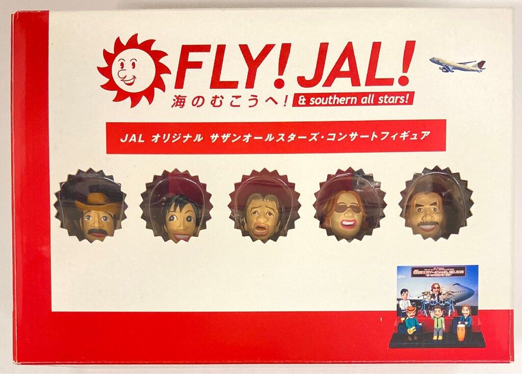 FLY! JAL! 海のむこうへ！サザンオールスターズ　フィギュア　新品 JAL オリジナル サザンオールスターズコンサート・フィギュア